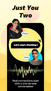 Waah one on one conversation screen