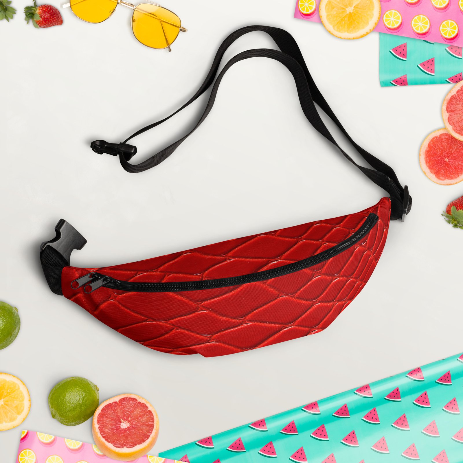 all-over-print-fanny-pack-white-front-2-6874ee8ad55ab.jpg Red crossbody bag - Image 5