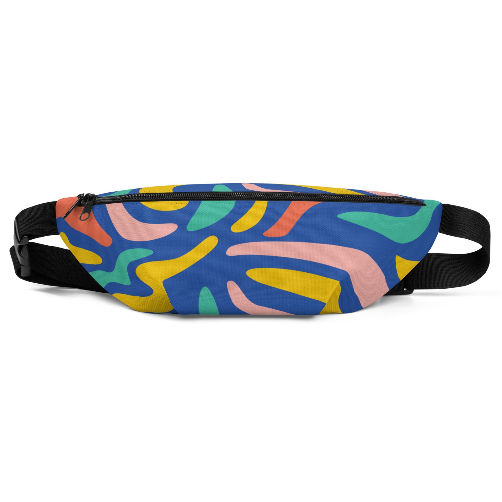all-over-print-fanny-pack-white-front-6874d96f99213.jpg Colourful Crossbody Bag with Secret Pocket - Image 10