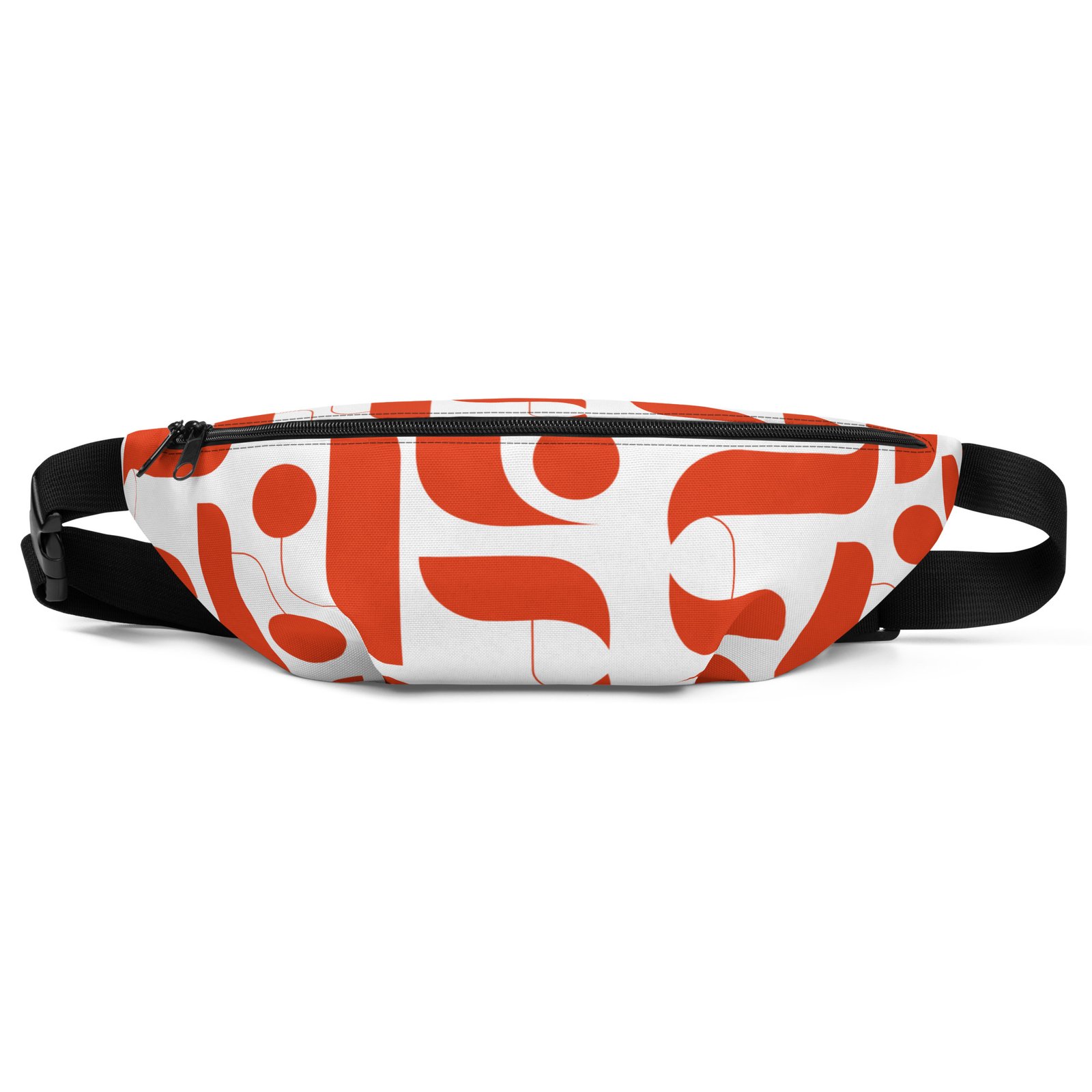 all-over-print-fanny-pack-white-front-6874f0d326fd6.jpg Colourful Water Resistant Crossbody Bag - Image 14