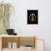 Zodiac and Stars Framed Wall Art Poster for Living Room - Image 2