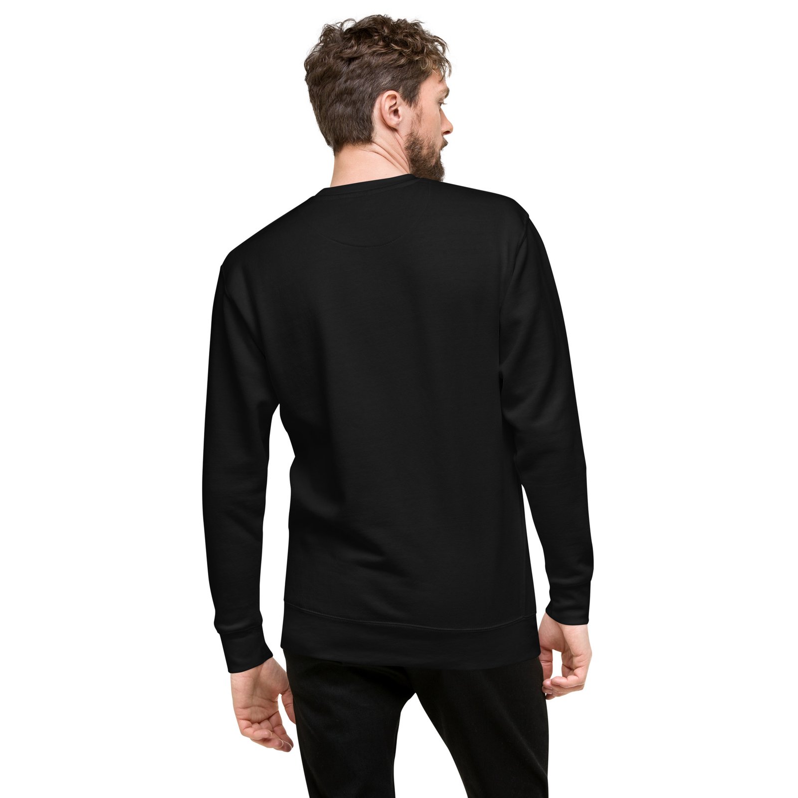 unisex-premium-sweatshirt-black-back-6874f3a5c529b.jpg Iron Maiden Sweatshirt - Unisex Premium Black - Image 6