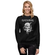 Iron Maiden Sweatshirt - Unisex Premium Black - Image 13