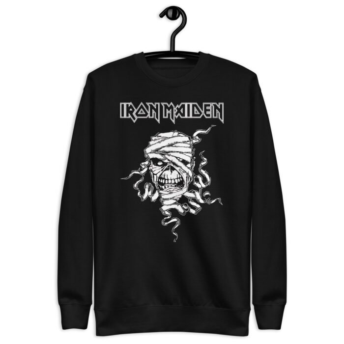 Iron Maiden Sweatshirt - Unisex Premium Black - Image 1