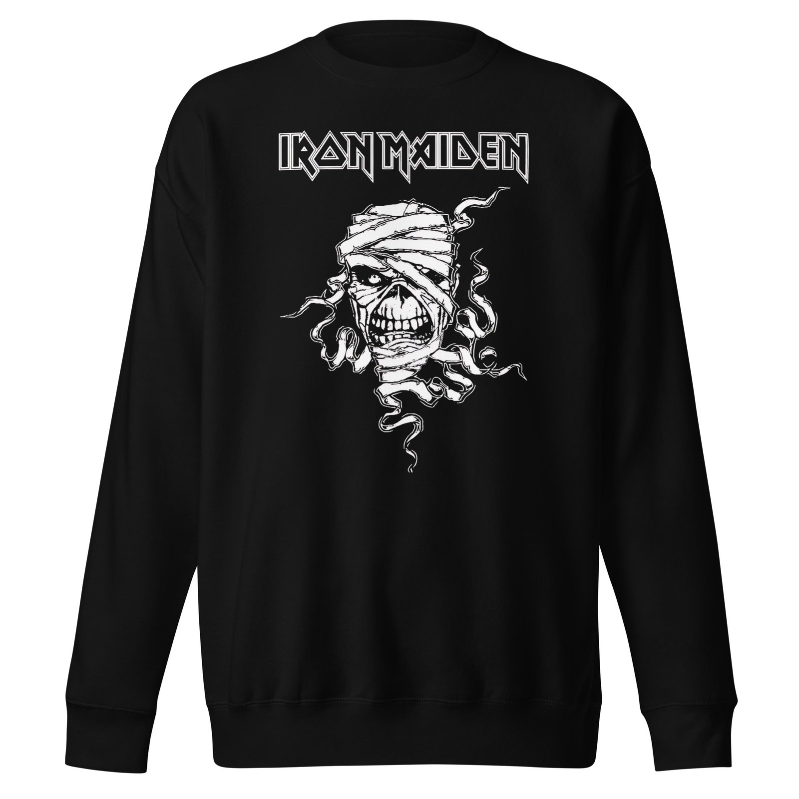 unisex-premium-sweatshirt-black-front-6874f3a5c660b.jpg Iron Maiden Sweatshirt - Unisex Premium Black - Image 9