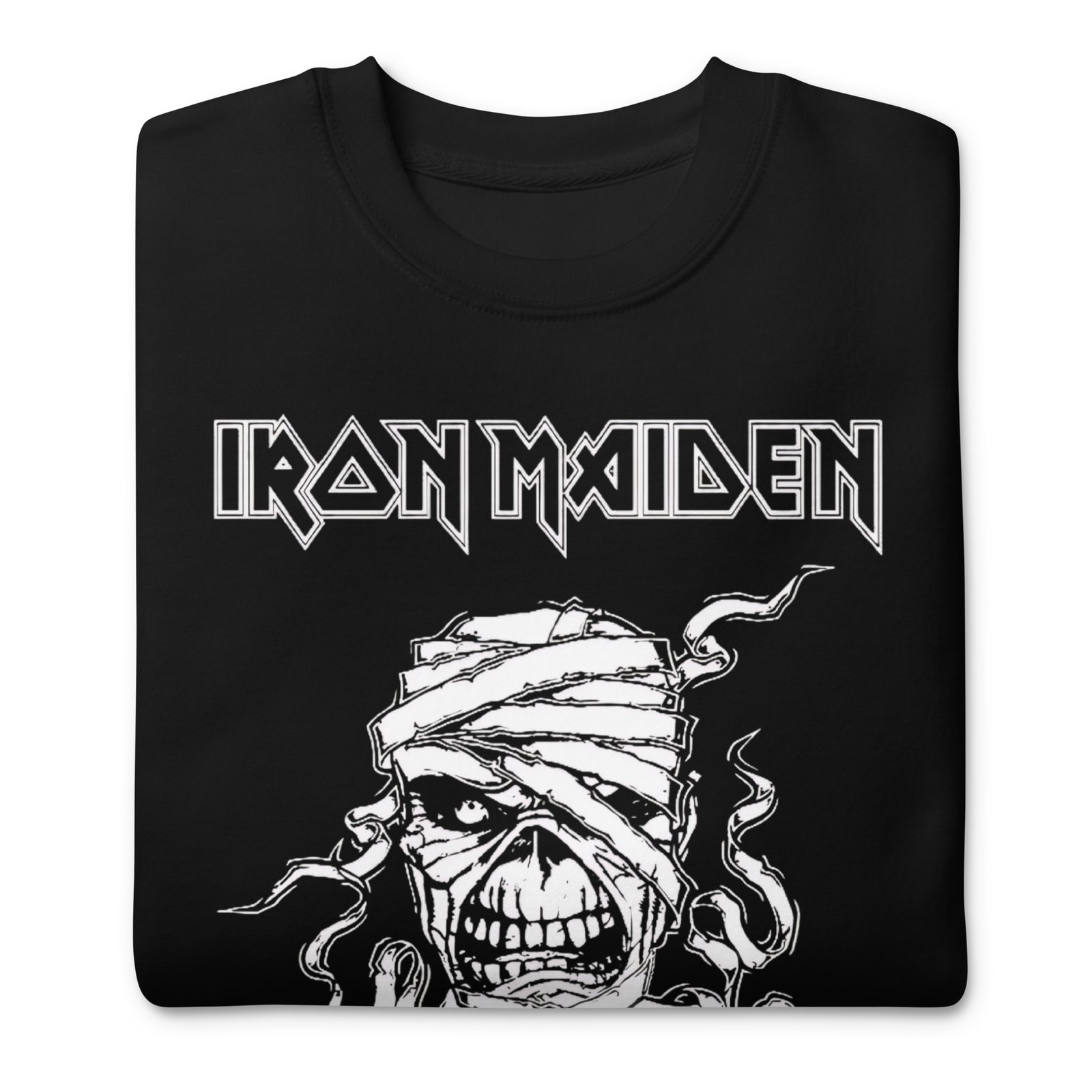 unisex-premium-sweatshirt-black-front-6874f3a5c6bc7.jpg Iron Maiden Sweatshirt - Unisex Premium Black - Image 10