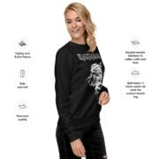 Iron Maiden Sweatshirt - Unisex Premium Black - Image 3