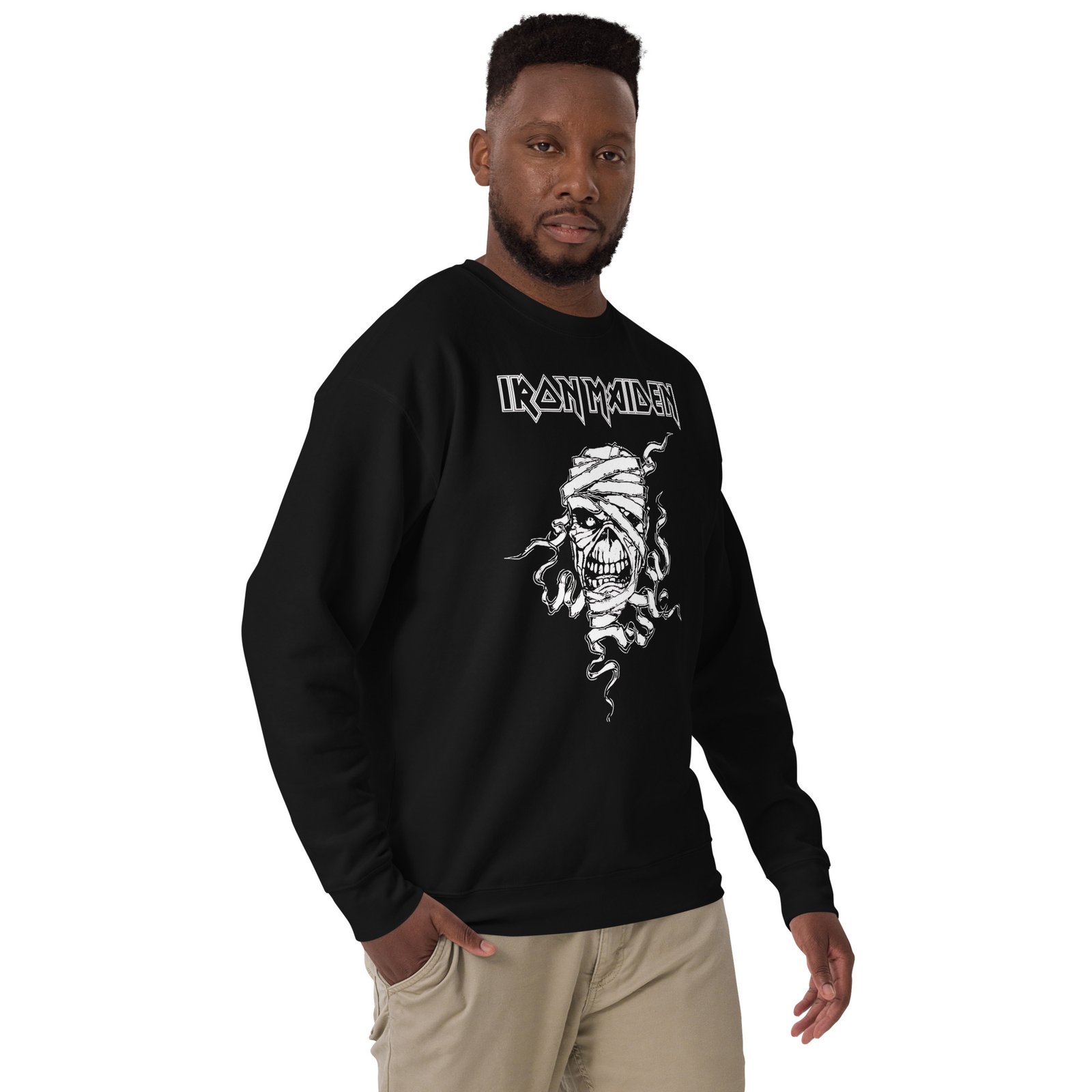unisex-premium-sweatshirt-black-right-front-6874f3a5c8cc5.jpg Iron Maiden Sweatshirt - Unisex Premium Black - Image 16