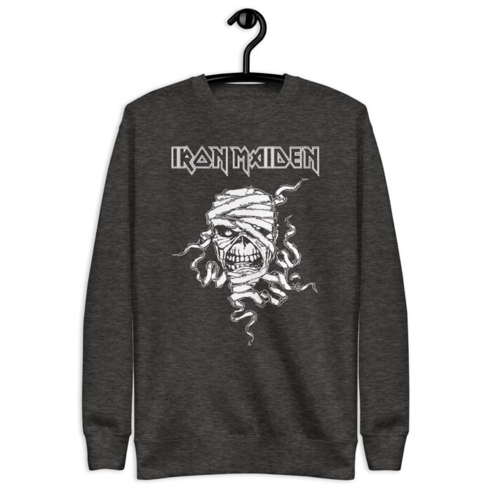 Iron Maiden Sweatshirt - Unisex Premium Black - Image 25