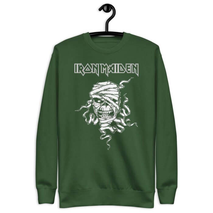 Iron Maiden Sweatshirt - Unisex Premium Black - Image 31