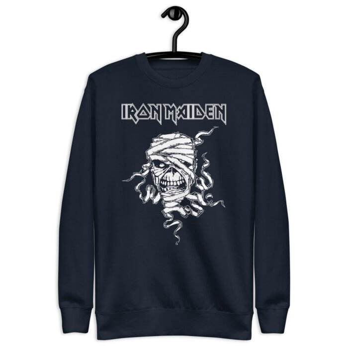 Iron Maiden Sweatshirt - Unisex Premium Black - Image 23